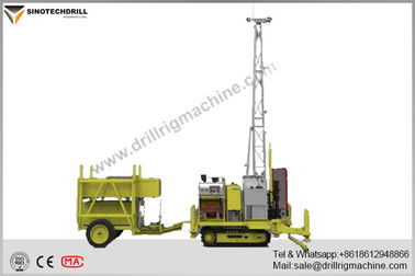 23.5kw Engine Drill Rig Machine Self - Propelled With Full Hydraulic Core