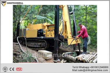 179KW Engine Power Hydraulic Core Drill Rig For Gold / Silver / Copper Mine
