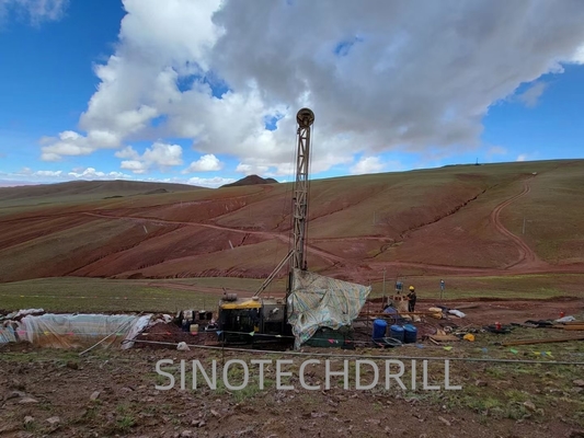 taladro superficial Rig For Ore Geological Exploration de base del HQ del 1200m